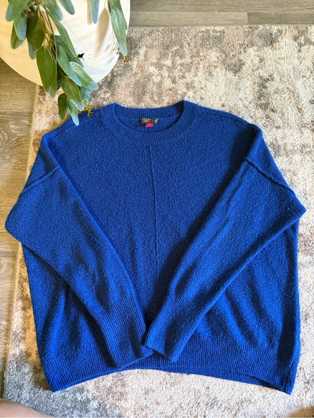 Vince Camuto Royal Blue Crewneck Sweater